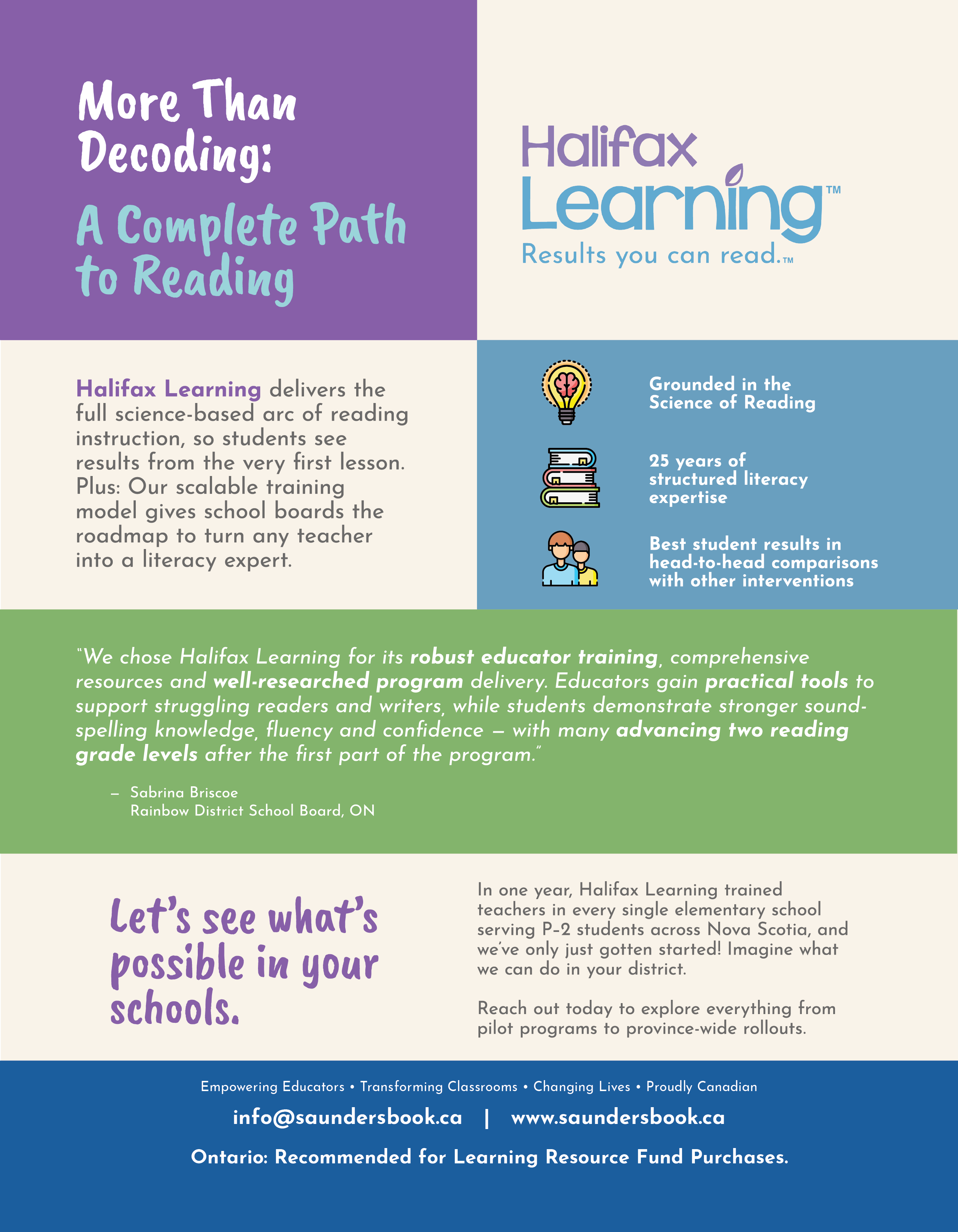Halifax Learning ad